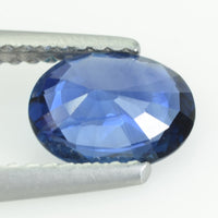 1.17 cts natural blue sapphire loose gemstone oval cut AGL Certified