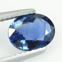1.17 cts natural blue sapphire loose gemstone oval cut AGL Certified