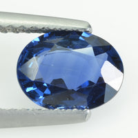 1.17 cts natural blue sapphire loose gemstone oval cut AGL Certified