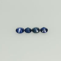 1.5-5.0 mm Natural Blue Sapphire Loose Gemstone Round Diamond Cut Vs Quality A+ Color - Thai Gems Export Ltd.