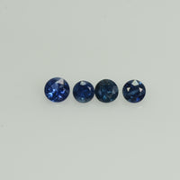 1.5-5.0 mm Natural Blue Sapphire Loose Gemstone Round Diamond Cut Vs Quality A+ Color - Thai Gems Export Ltd.