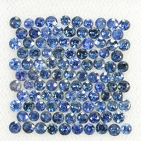 1.4-2.3 mm Natural BlueSapphire Loose Gemstone Round Diamond Cut Vs Quality A+ Color