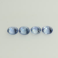 3.5 mm Natural BlueSapphire Loose Gemstone Round Diamond Cut cleanish Quality Color