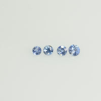 2.0 mm Natural BlueSapphire Loose Gemstone Round Diamond Cut Vs Quality Color