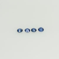 1.2-2 mm Natural Blue Sapphire Loose Gemstone Round Diamond Cut Cleanish Quality Color
