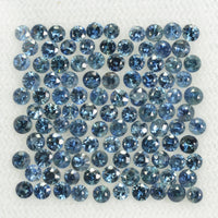 1.3-3 mm Natural Blue Sapphire Loose Gemstone Round Diamond Cut Vs Quality Color - Thai Gems Export Ltd.