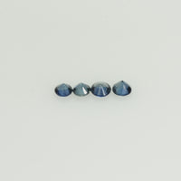 1.3-2.5 mm Natural Blue Sapphire Loose Gemstone Round Diamond Cut Vs Quality Color - Thai Gems Export Ltd.
