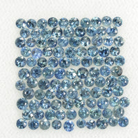 1.3-2.5 mm Natural Blue Sapphire Loose Gemstone Round Diamond Cut Vs Quality Color - Thai Gems Export Ltd.