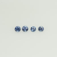 1.8-3.4 mm Natural Blue Sapphire Loose Gemstone Round Diamond Cut Vs Quality Color - Thai Gems Export Ltd.