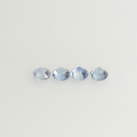 0.9-3.7 mm Natural Blue Sapphire Loose Gemstone Round Diamond Cut Vs Quality Color