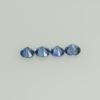 2.5-4.5 mm Natural Blue Sapphire Loose Gemstone Round Diamond Cut Cleanish Quality Color - Thai Gems Export Ltd.