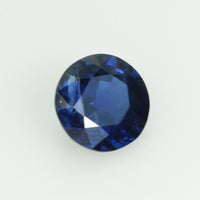 1.38 cts Natural Blue Sapphire Loose Gemstone Round Cut - Thai Gems Export Ltd.