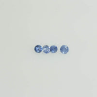 0.7 - 5 mm Natural BlueSapphire Loose Gemstone Round Diamond Cut Pk Quality Color