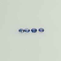 1.0-4.5 mm Natural Blue Sapphire Loose Gemstone Round Diamond Cut Pk Quality Color - Thai Gems Export Ltd.