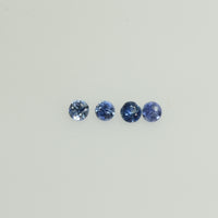 1.0-4.5 mm Natural Blue Sapphire Loose Gemstone Round Diamond Cut Pk Quality Color - Thai Gems Export Ltd.