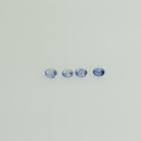 0.8-2.7 mm Natural BlueSapphire Loose Gemstone Round Diamond Cut Vs Quality Color