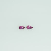 5x3 mm Lot Natural Ruby Loose Gemstone Pear Cut