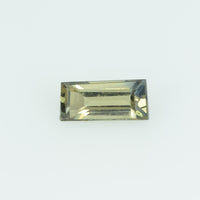 0.55 Cts Natural Yellow Sapphire Loose Gemstone Baguette Cut
