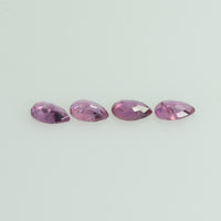 0.78 cts Natural Ruby Loose Gemstone Pear Cut