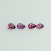 3x2 mm Lot Natural Ruby Loose Gemstone Pear Cut