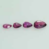 4.21 Cts Natural Ruby Loose Gemstone Pear Cut