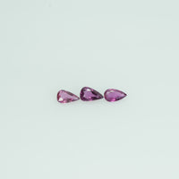 5x3 mm Lot Natural Ruby Loose Gemstone Pear Cut