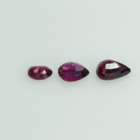 1.29 Cts Natural Ruby Loose Gemstone Pear Cut