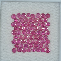 2.2-3.6 Natural Purple Sapphire Loose Gemstone Round Diamond Cut Vs Quality