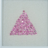 0.8-4.6 mm Natural Purple Sapphire Loose Gemstone Round Diamond Cut Pk Quality