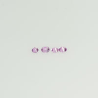 1.3-3.5 Natural Pink Sapphire Loose Gemstone Round Diamond Cut Cleanish Quality - Thai Gems Export Ltd.