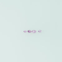 0.8-4.0 mm Natural Pink Sapphire Loose Gemstone Round Diamond Cut Pk Quality Color