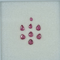 0.72 Cts Natural Ruby Loose Gemstone Pear Cut