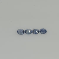 2.7-4.1 mm Natural Blue Sapphire Loose Gemstone Round Diamond Cut Vs Quality Color
