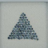 1.2-3.8 mm Natural Blue Sapphire Loose Gemstone Round Diamond Cut Vs Quality Color - Thai Gems Export Ltd.
