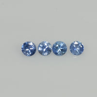 3.5 mm Natural Blue Sapphire Loose Gemstone Round Diamond Cut Vs Quality Color - Thai Gems Export Ltd.