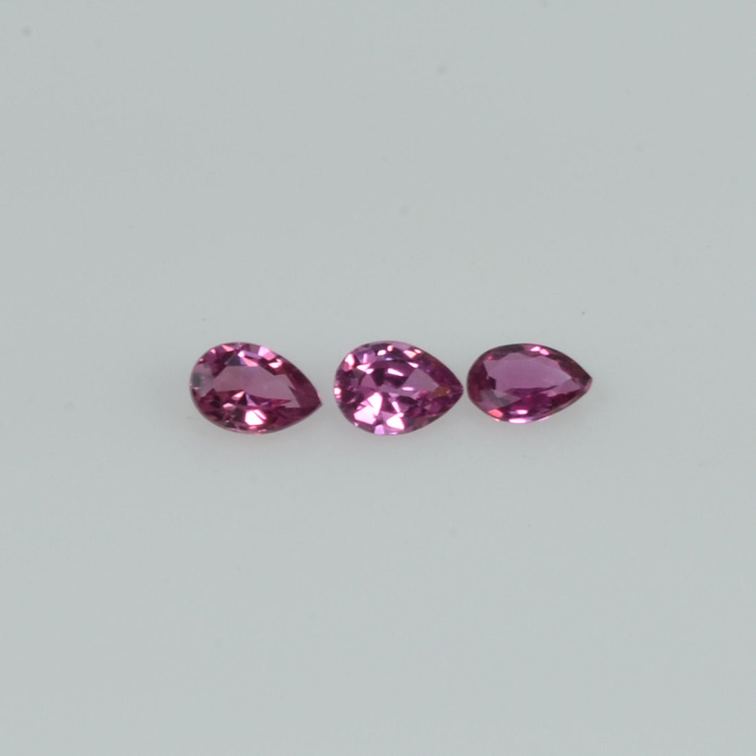 3.5x2.5 mm Natural Ruby Loose Gemstone Pear Cut