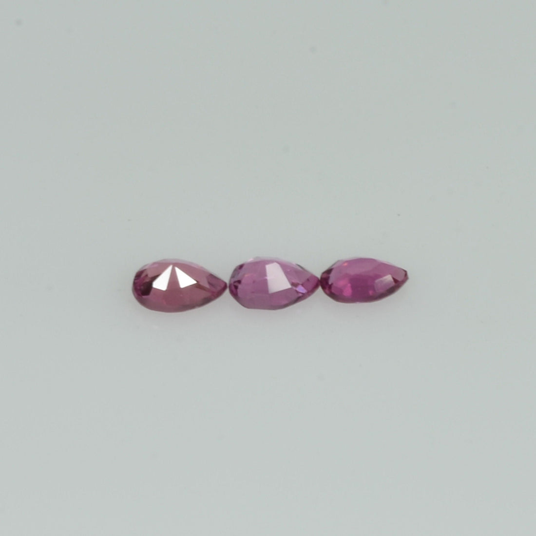 3.5x2.5 mm Natural Ruby Loose Gemstone Pear Cut