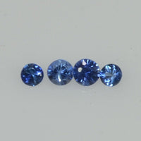1.8-2.3 mm Natural Blue Sapphire Loose Gemstone Round Diamond Cut Vs Quality Color - Thai Gems Export Ltd.