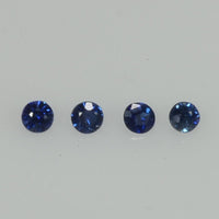 1.3-2.0 mm Natural Blue Sapphire Loose Gemstone Round Diamond Cut Vs Quality Color - Thai Gems Export Ltd.