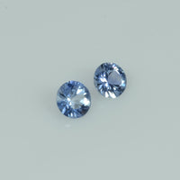 4.2 mm Natural Blue Sapphire Loose Pair Gemstone Round Cut - Thai Gems Export Ltd.