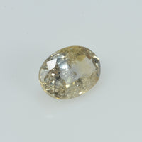 0.96 Cts Natural Yellow Sapphire Loose Gemstone Oval Cut
