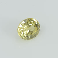 1.11 Cts Natural Yellow Sapphire Loose Gemstone Oval Cut