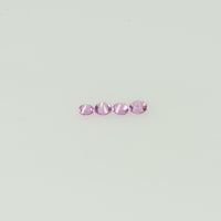 1.4-1.7 mm Natural Pink Sapphire Loose Gemstone Round Diamond Cut Cleanish Quality Color