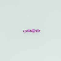 0.8-1.9 mm Natural Pink Sapphire Loose Gemstone Round Diamond Cut Cleanish Quality Color