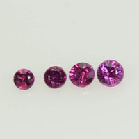0.8-1.8 mm Natural Pink Sapphire Loose Gemstone Round Diamond Cut Cleanish Quality AAA+ Color