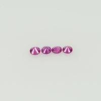 2.0 mm Natural Pink Sapphire Loose Gemstone Round Diamond Cut Vs Quality AAA Color