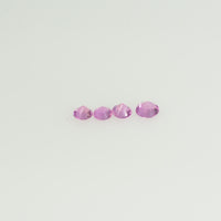 2.0 mm Natural Pink Sapphire Loose Gemstone Round Diamond Cut Vs Quality Color