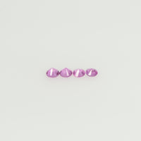 1.8-2.2 mm Natural Pink Sapphire Loose Gemstone Round Diamond Cut Vs Quality Color