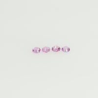 1.8-2.3 mm Natural Pink Sapphire Loose Gemstone Round Diamond Cut Vs Quality Color