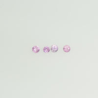 1.8-4 mm Natural Pink Sapphire Loose Gemstone Round Diamond Cut Pk Quality Color